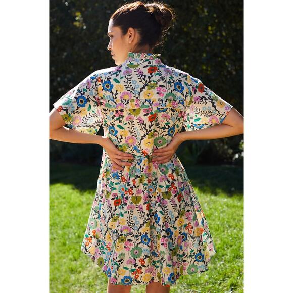 Ro's Garden Vibeka Ruffled Mini Dress - Picture 2 of 7